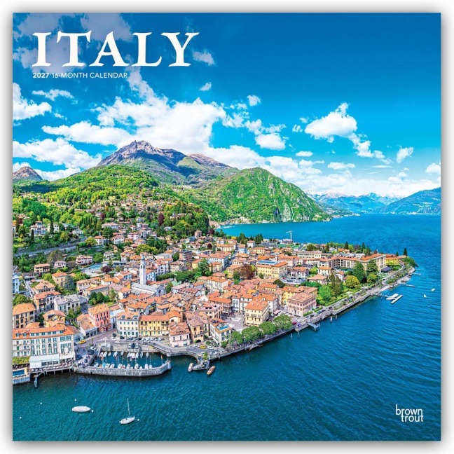 Italy - Italien 2027 - 16-Monatskalender - Browntrout Publishers