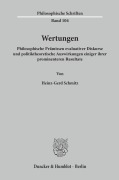 Cover-Bild zum Titel 'Wertungen' von 'Heinz-Gerd Schmitz'