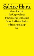 Cover-Bild zum Titel 'Gemeinschaft der Ungewählten' von 'Sabine Hark'