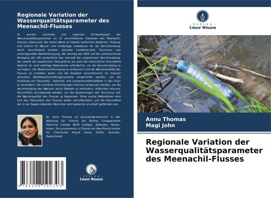 Regionale Variation der Wasserqualitätsparameter des Meenachil-Flusses - Annu Thomas, Magi John