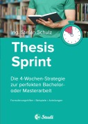 Cover-Bild zum Titel 'Thesis-Sprint: Abschlussarbeit in 4 Wochen' von '1a-Studi GmbH'