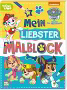 Cover-Bild zum Titel 'PAW Patrol Kindergartenheft: Mein liebster Malblock' von ''