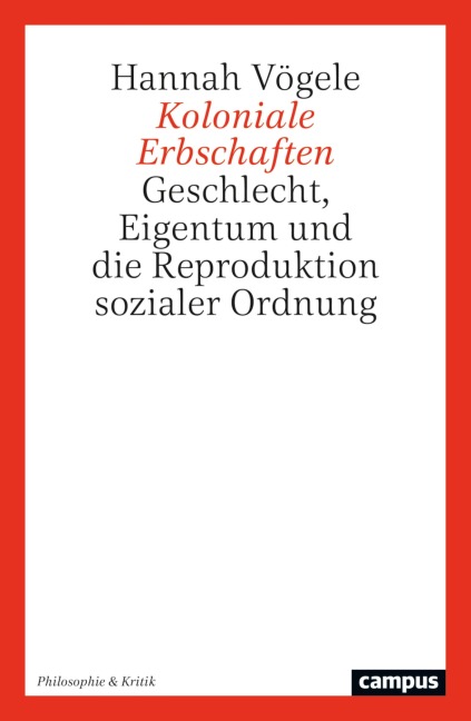 Koloniale Erbschaften - Hannah Vögele
