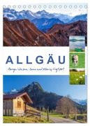 Cover-Bild zum Titel 'Allgäu, Berge, Wiesen, Seen und Kühe. (Tischkalender 2026 DIN A5 hoch), CALVENDO Monatskalender' von 'VogtArt VogtArt'