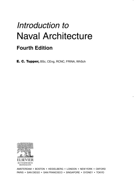 Introduction to Naval Architecture - E. C. Tupper