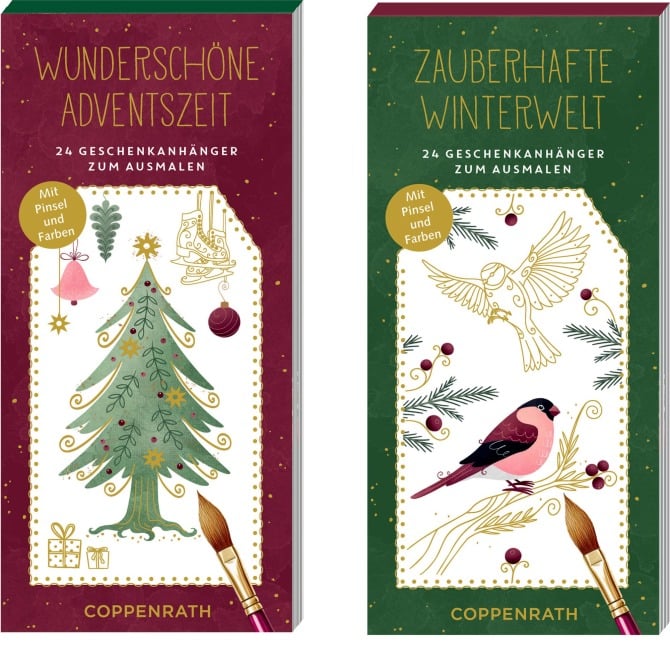Kreativ-Adventskalender - Wunderschöne Adventszeit / Zauberhafte Winterwelt - 