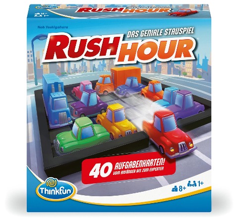 Rush Hour® - Das geniale Stauspiel. Logikspiel von Thinkfun für Jungen und Mädchen ab 8 Jahren - 