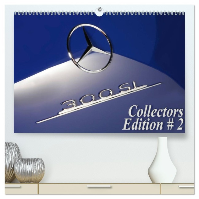 300 SL Collectors Edition 2 (hochwertiger Premium Wandkalender 2026 DIN A2 quer), Kunstdruck in Hochglanz - Stefan Bau