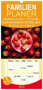 Familienplaner 2025 - Erdbeerzauber - Erdbeer-Schlemmereien mit Eis und Kuchen en masse! mit 5 Spalten (Wandkalender, 21 x 45 cm) CALVENDO - Anja Frost