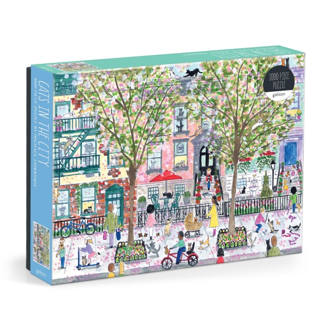 Michael Storrings Cats In The City 1000 Piece Puzzle - 