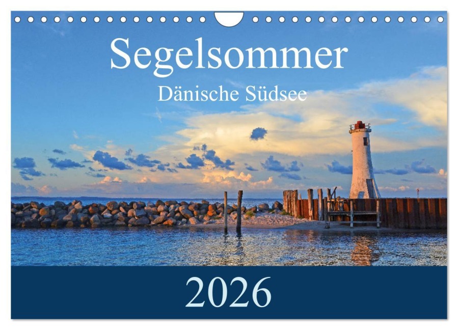 Segelsommer - Dänische Südsee (Wandkalender 2026 DIN A4 quer), CALVENDO Monatskalender - Irk Boockhoff
