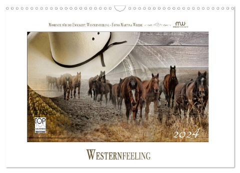 Western-Feeling (Wandkalender 2024 DIN A3 quer), CALVENDO Monatskalender - Martina Wrede