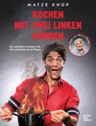 Cover-Bild zum Titel 'Kochen mit zwei linken Händen' von 'Matze Knop'