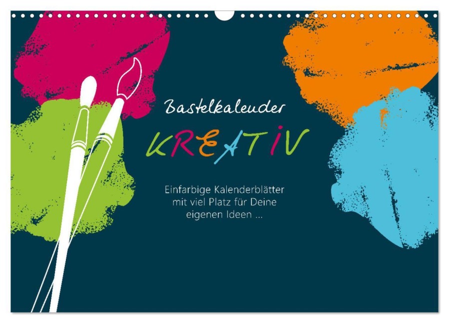 Bastelkalender KREATIV (Wandkalender 2026 DIN A3 quer), CALVENDO Monatskalender - ROTH-Design ROTH-Design