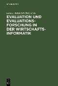Cover-Bild zum Titel 'Evaluation und Evaluationsforschung in der Wirtschaftsinformatik' von ''
