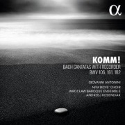 Cover-Bild zum Titel 'Bach: Kantaten mit Blockflöte [Komm!]' von 'Giovanni/Chiu Antonini'
