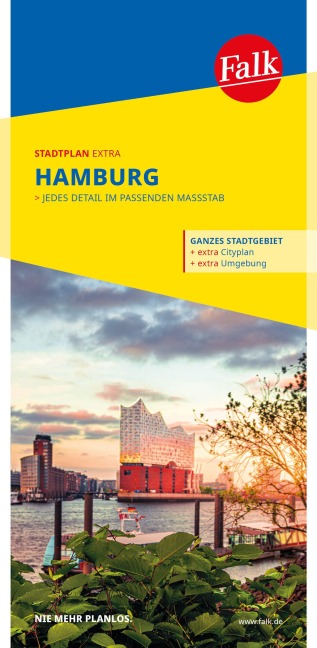 Falk Stadtplan Extra Hamburg 1:25.000 - 
