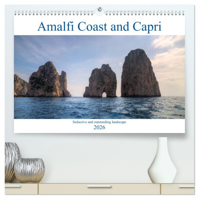 Amalfi Coast and Capri (High Quality Premium Wall Calendar 2026 DIN A2 landscape),CALVENDO 12 Month Wall Calendar - Joana Kruse