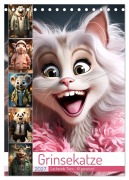 Cover-Bild zum Titel 'Grinsekatze (Tischkalender 2027 DIN A5 hoch), CALVENDO Monatskalender' von 'Cathrin Illgen'