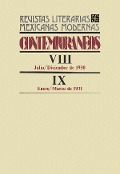 Cover-Bild zum Titel 'Contemporáneos VIII, julio-diciembre de 1930 - IX, enero-marzo de 1931' von 'Varios Autores'
