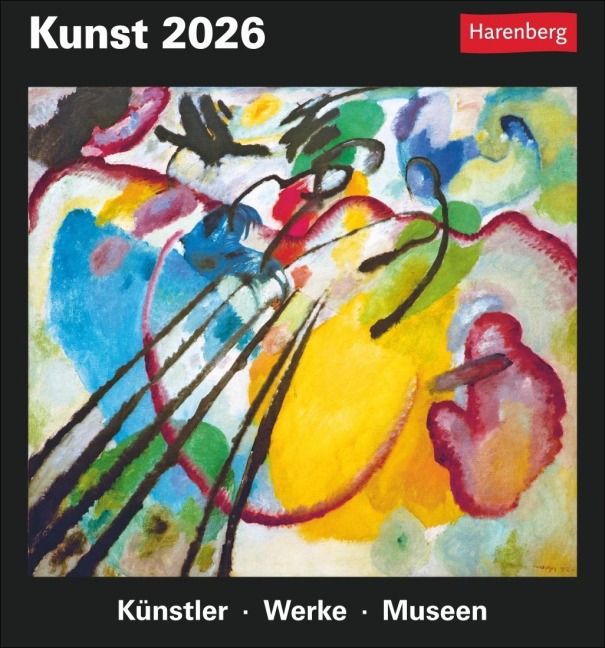 Kunst Tagesabreißkalender 2026 - Kulturkalender - Künstler, Werke, Museen - Regina Erbentraut, Maria Christina Zopff