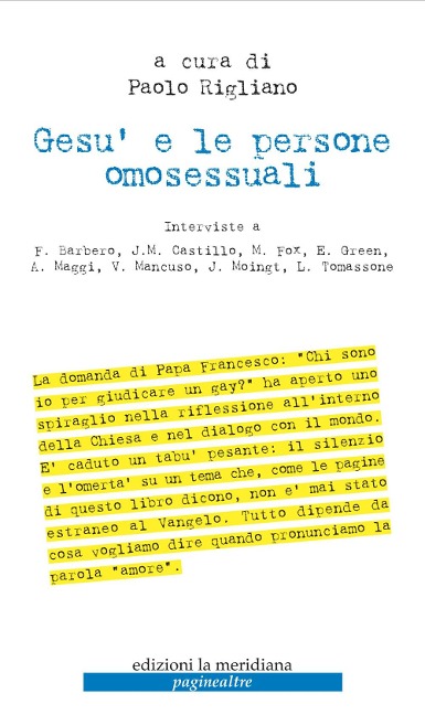 Gesù e le persone omosessuali - 