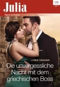 Cover-Bild zum Titel 'Die unvergessliche Nacht mit dem griechischen Boss' von 'Lynne Graham'
