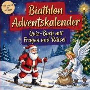 Cover-Bild zum Titel 'Biathlon-Adventskalender: Quiz-Buch mit Fragen und Rätsel' von 'Schlauvento Interactive'