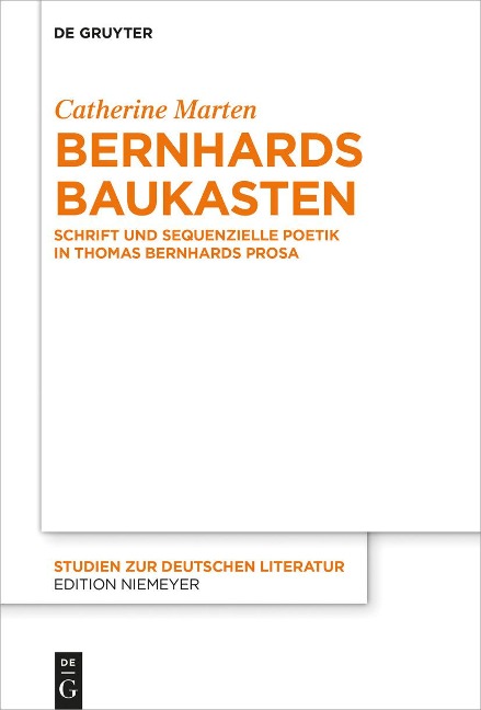 Bernhards Baukasten - Catherine Marten