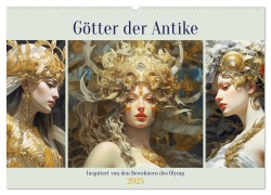 Götter der Antike. Inspiriert von den Bewohnern des Olymp (Wandkalender 2025 DIN A2 quer), CALVENDO Monatskalender - Rose Hurley