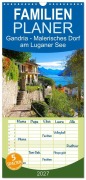 Cover-Bild zum Titel 'Familienplaner 2027 - Gandria - Malerisches Dorf am Luganer See mit 5 Spalten (Wandkalender, 21 x 45 cm) CALVENDO' von 'LianeM LianeM'