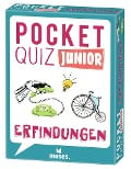 Cover-Bild zum Titel 'Pocket Quiz Junior Erfindungen' von 'Jürgen Winzer, Anton Dietz'