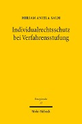 Cover-Bild zum Titel 'Individualrechtsschutz bei Verfahrensstufung' von 'Miriam Aniela Salm'