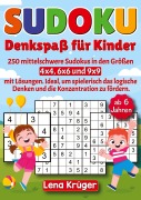 Cover-Bild zum Titel 'Sudoku Denkspaß für Kinder ab 6 Jahren' von 'Lena Krüger'