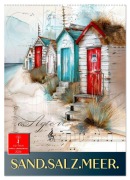 Cover-Bild zum Titel 'Sand.Salz.Meer. (Wandkalender 2026 DIN A2 hoch), CALVENDO Monatskalender' von 'Peter Roder'