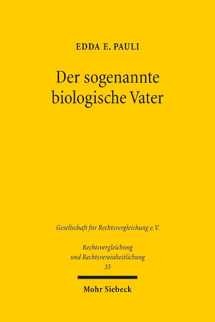 Der sogenannte biologische Vater - Edda E. Pauli