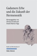 Cover-Bild zum Titel 'Gadamers Erbe und die Zukunft der Hermeneutik' von ''
