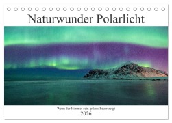 Cover-Bild zum Titel 'Naturwunder Polarlicht (Tischkalender 2026 DIN A5 quer), CALVENDO Monatskalender' von 'Stefan Schröder Photography'
