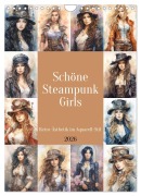 Cover-Bild zum Titel 'Schöne Steampunk Girls. Retro-Ästhetik im Aquarell-Stil (Wandkalender 2026 DIN A4 hoch), CALVENDO Monatskalender' von 'Rose Hurley'