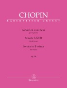 Cover-Bild zum Titel 'Sonate für Klavier h-Moll op. 58' von 'Frédéric Chopin'
