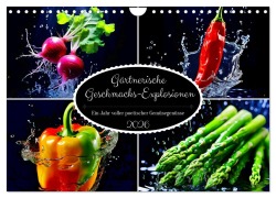 Cover-Bild zum Titel 'Gärtnerische Geschmacks-Explosionen (Wandkalender 2026 DIN A4 quer), CALVENDO Monatskalender' von 'Katharina Stachanczyk'