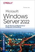 Cover-Bild zum Titel 'Microsoft Windows Server 2022 - Das Handbuch' von 'Thomas Joos'