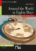 Around the World in 80 days. Buch + CD-ROM - Jules Verne