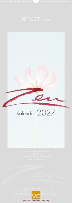 Zen-Kalender 2027 - Vis Orth