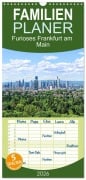 Cover-Bild zum Titel 'Familienplaner 2026 - Furioses Frankfurt am Main mit 5 Spalten (Wandkalender, 21 x 45 cm) CALVENDO' von 'Hans Rodewald CreativK Deutschland'