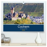 Cover-Bild zum Titel 'Cochem - Eine Perle an der Mosel (hochwertiger Premium Wandkalender 2026 DIN A2 quer), Kunstdruck in Hochglanz' von 'Arno Klatt'