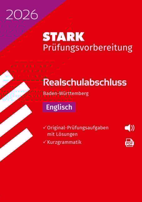 STARK Englisch - Realschulabschluss 2026 BW - Prüfungsvorbereitung - 