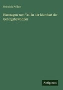Cover-Bild zum Titel 'Harzsagen zum Teil in der Mundart der Gebirgsbewohner' von 'Heinrich Pröhle'