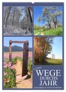 Cover-Bild zum Titel 'Wege durchs Jahr - Spaziergänge im schönen Nordhessen (Wandkalender 2026 DIN A2 hoch), CALVENDO Monatskalender' von 'Sabine Löwer'