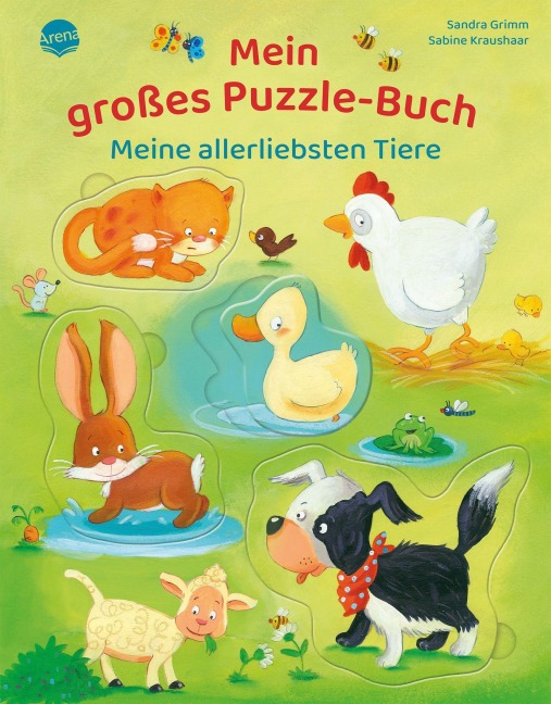 Mein großes Puzzle-Buch. Meine allerliebsten Tiere - Sandra Grimm